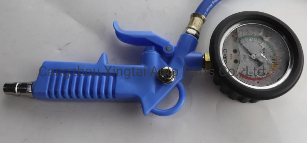 Digital Golden Car Tire Air Inflator with Pressure Gauge