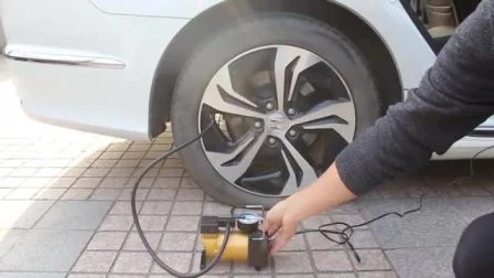 Bomba de inflado de neumáticos para coche, compresor de aire portátil de 12V